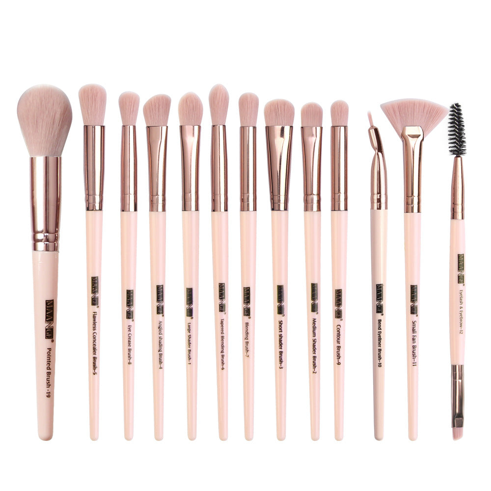 Maange 13 Eye Makeup Brush Set Eye Shadow Brush Beauty Tools