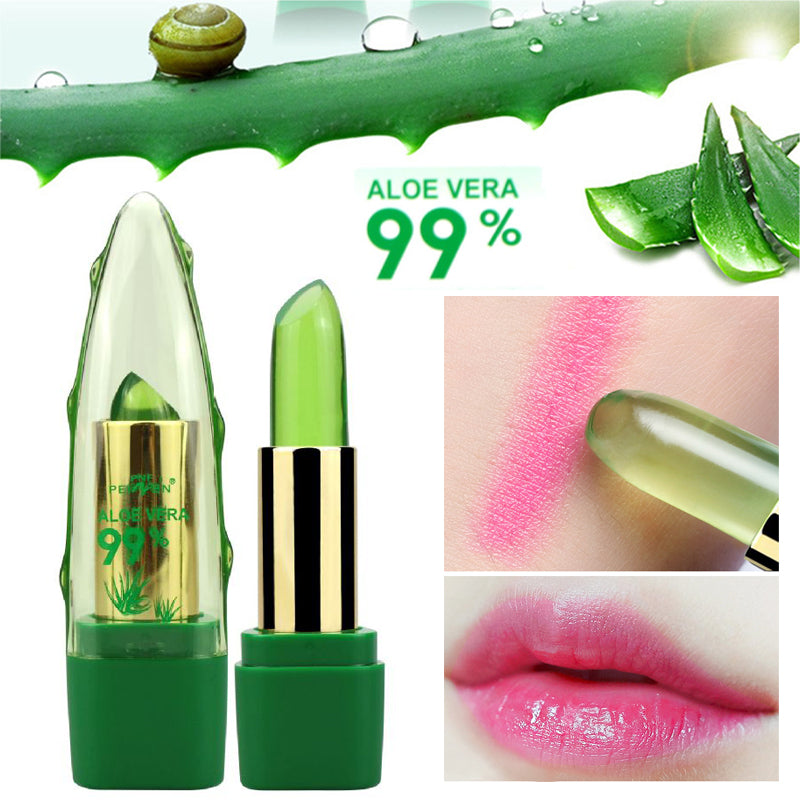 Aloe Vera Gel Color Changing Lipstick & Moisturizer