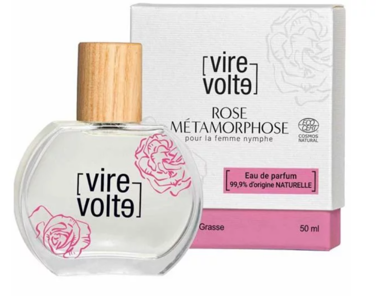 99.99% NATURAL VIREVOLTE "ROSE METAMORPHOSE" EDP 50ml. for Women